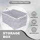 thumbnail image 4 of 3X Caja de Almacenamiento Tridimensional Caja de Almacenamiento para el Hogar con Organizador de Ventana Tela Plegable Almacenamiento de Armario de Gran Capacidad 30L, 4 of 5