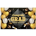 thumbnail image 2 of Hot Sale!Veeogra Graduation Banner,Graduation Party Favors,EXtraLarge Congrats Grad Banner 180x110 Cm,Graduation Party Decorations Black And Gold,Congratulations Decorations,Classroom Decor, 2 of 8