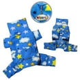 thumbnail image 3 of Stars and Clouds Fleece Turtleneck Pajamas - XL, 3 of 4