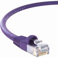 thumbnail image 1 of Patch Cable InstallerParts CAT6 UTP con arranque morado de 25 pies y 10 Gbps, 1 of 6