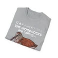 thumbnail image 4 of The Woodcocks Are Calling Bird Watcher Novelty Unisex Softstyle T-Shirt, 4 of 4