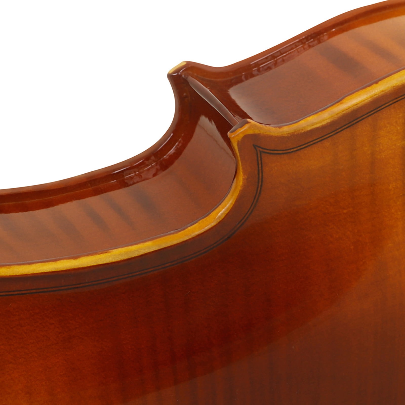 FEAMOS Spruce Wood Viola with Bow and Carrying Case Stringed Instrument 16 Inch Viola Replacement Kits for Beginners Students