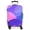 Black-1, variant on Stretch Luggage Cover XL(29-32in)– Elastic Travel Suitcase Protector with Handle Openings & Bottom Closure, Washable Polyester Spandex Suitcases Cover, Neon Light Print