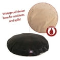 thumbnail image 4 of Majestic Pet | Villa Velvet Round Pet Bed For Dogs, Removable Cover, Storm, Large, 4 of 5