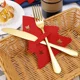 thumbnail image 5 of 10/1 piezas de cubiertos de árbol de Navidad, cuchillos, tenedores, fundas para mesa, decoraciones para el hogar, vajilla de cocina, bolsa para envolver vajilla navideña, 5 of 5