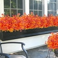 thumbnail image 3 of 10 Bundles Artificial Fall Flowers Outdoor UV Resistant Fake Flowers, 3 of 5