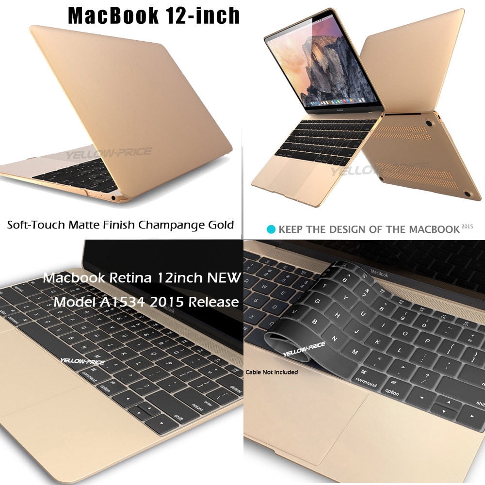 Matte Hard Shell Protective Case Keyboard Cover 2 IN 1 New Macbook Case 12-inch