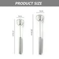 thumbnail image 2 of 2pcs stainless steel push mixer - easy to use manual mixer and plunger mixer for whipping cream, 2 of 5