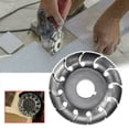 thumbnail image 3 of Woodworking Bladee for Electric Angle Grinder Disc Wood Carving Cutting Shaping, 3 of 8