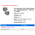 thumbnail image 2 of Front Alignment Caster Camber Bushing Set - Compatible with 1987 - 1996 Ford F-150 RWD 1988 1989 1990 1991 1992 1993 1994 1995, 2 of 3