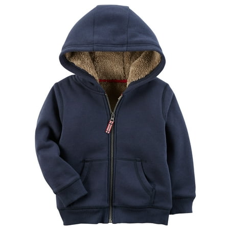Carter Sweatshirt - Carters F17 navy lined hoodie
