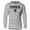 Sport Grey, variant on GYMISH Man On A Mission Lightweight Long Sleeve Hooded T-Shirt for Men – Motivational Gym Hoodie, Workout Shirt for Athletes & Lifters