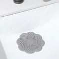 thumbnail image 4 of Hair Catcher Shower Drain with Suction Cups, Flower Shape Silicone Drain Cover for Kitchen, Bathroom, Bathtub, 4 of 6