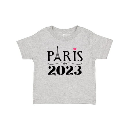

Inktastic Paris 2023 Vacation Travel Gift Baby Girl T-Shirt
