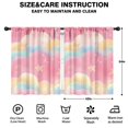 thumbnail image 2 of Blackout Kids Curtains,Colorful Cloud Star Pattern Childrens Insulated Curtains Set Of 2,Bedroom Essentials,Toddler Room Decor 42"x54", 2 of 5