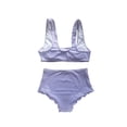 thumbnail image 3 of Women Gothic Bikini Swimsuit Set Y2K Cute Bandeau Wrap Bikini Set Goth Skull Swimwear Bikini Swimsuits, 3 of 7