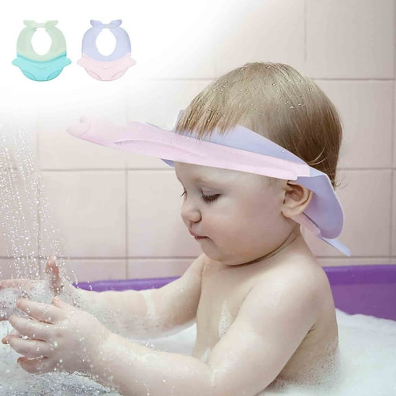Summer Savings Evergreen Shower Caddy Baby Shampoo Whales Funny Visor Children Hat Shampoo Face Infant Shield Bathing Eyes Infants Adjustable Caps Gifts Toddler Clearance Under 10