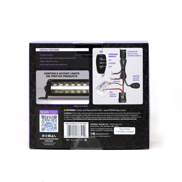 Alpena Wireless Install Kit Powers 2 Lights, Model 78391 - Walmart