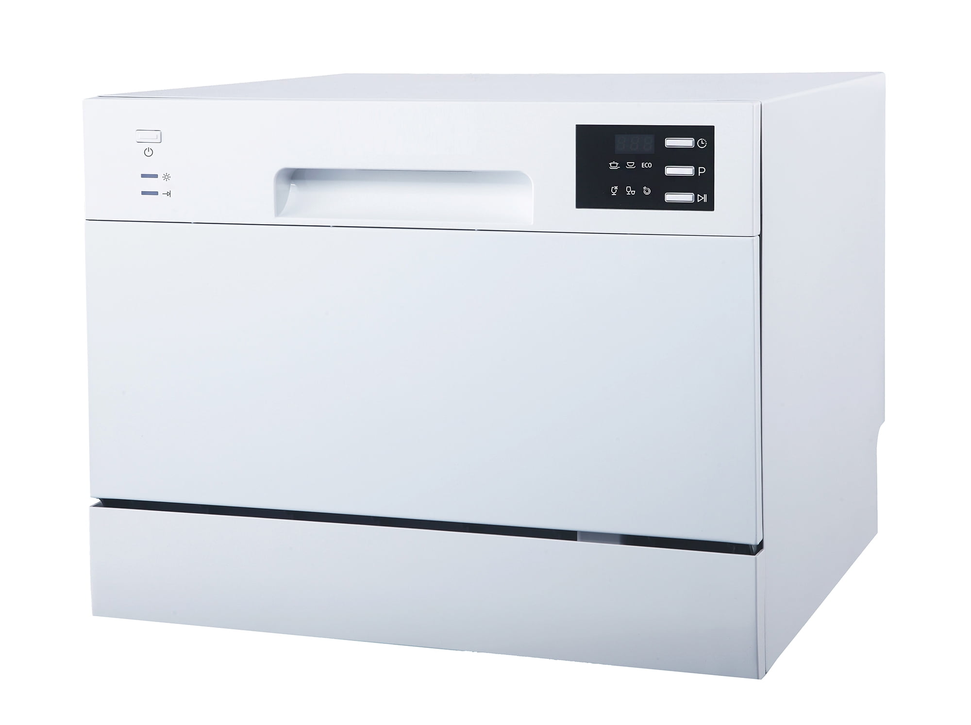 Sunpentown Delay Start & LED DIsplay Countertop Dishwasher, 2220 Series, White - 3