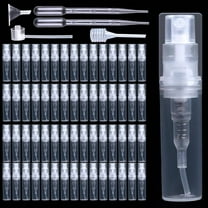 60 PCS Spray Bottles, Fine Mist Perfume Bottle Empty, Refillable Plastic  Perfume Bottles for Travel Makeup Tool