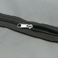 thumbnail image 2 of Mainstays Garment Bag for Travel and Storage, Breathable, with Zipper, Carry Handles for Folding for Suits Dresses Coats, Grey, 2 of 7
