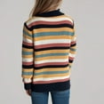 thumbnail image 7 of Womens Turtleneck Sweaters Colorblock Long Sleeve Tunic Pullover Knit Tops Warm Fall Winter Shirts, 7 of 7