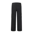 thumbnail image 2 of JHLZHS Corduroy Pants Men Baggy Big and Tall Spring Jeans Men's Work Pants High Street Casual Pants Retro Pants Cargo Pants for Men Black Tailor Cargo Pants for Men Black Work, 2 of 4