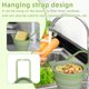 thumbnail image 4 of CaiYueKe Silicone Sink Strainer Basket Collapsible Kitchen Drain Filter Hanging Removable Mesh Food Catcher Non Perforated Storage Rack for Drains, 4 of 7