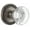 Antique Pewter, variant on Grandeur 810138 Newport Solid Brass Rose Privacy Door Knob Set - Brass