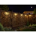 thumbnail image 6 of Mandala Solar Fence Lights Outdoor Solar Step Wall Lamp Garden Decor(pack of 6), 6 of 7