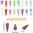 thumbnail image 2 of 1 Box 32Pcs Resin Unicorn Horn Charms Unicorn Charm Beads Glitter Unicorn Horn Charm Loose Beads for DIY DIY Party Favor Decoration Crafts Bracelet Necklace Earrings Jewelry Making Findings, 2 of 7