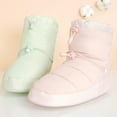 thumbnail image 4 of Girls Women Ballet Shoes Dance Boot Warm Ballet Boot with Elastic Kids Winter Boot Warms Up Training Shoes, 4 of 9