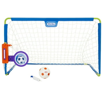 Little Tikes 2-in-1 Water Soccer and Football Sports Game with Net, Ball & Pump, Toy Sports Play Set for Kids Girls Boys Ages 3 4 5  Year Old