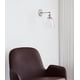 thumbnail image 2 of Lámpara de pared ajustable, lámpara de cristal con pantalla de campana, lámpara de pared Industrial Retro, iluminación Retro plateada, 2 of 5