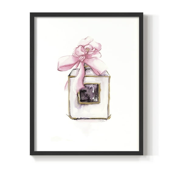Eau De Toilette in Paper Solid Wood 8 x 10 Framed Print
