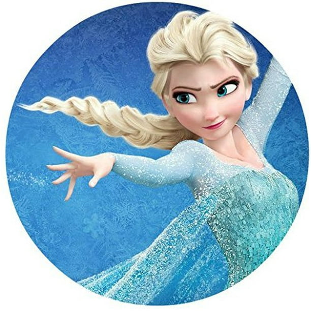 Frozen 12 Cupcake Toppers Elsa Edible Cake Image Topper Sheet 2.5 Inch (12 Toppers) Walmart