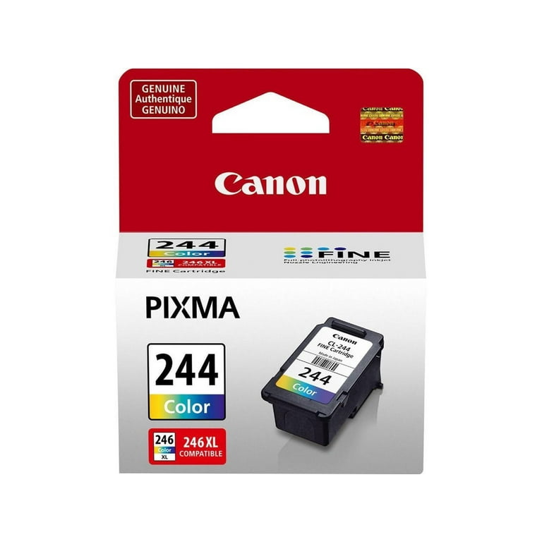 Canon CL-244 Color Ink Cartridge (1288C001) - Dye Based, CL-246