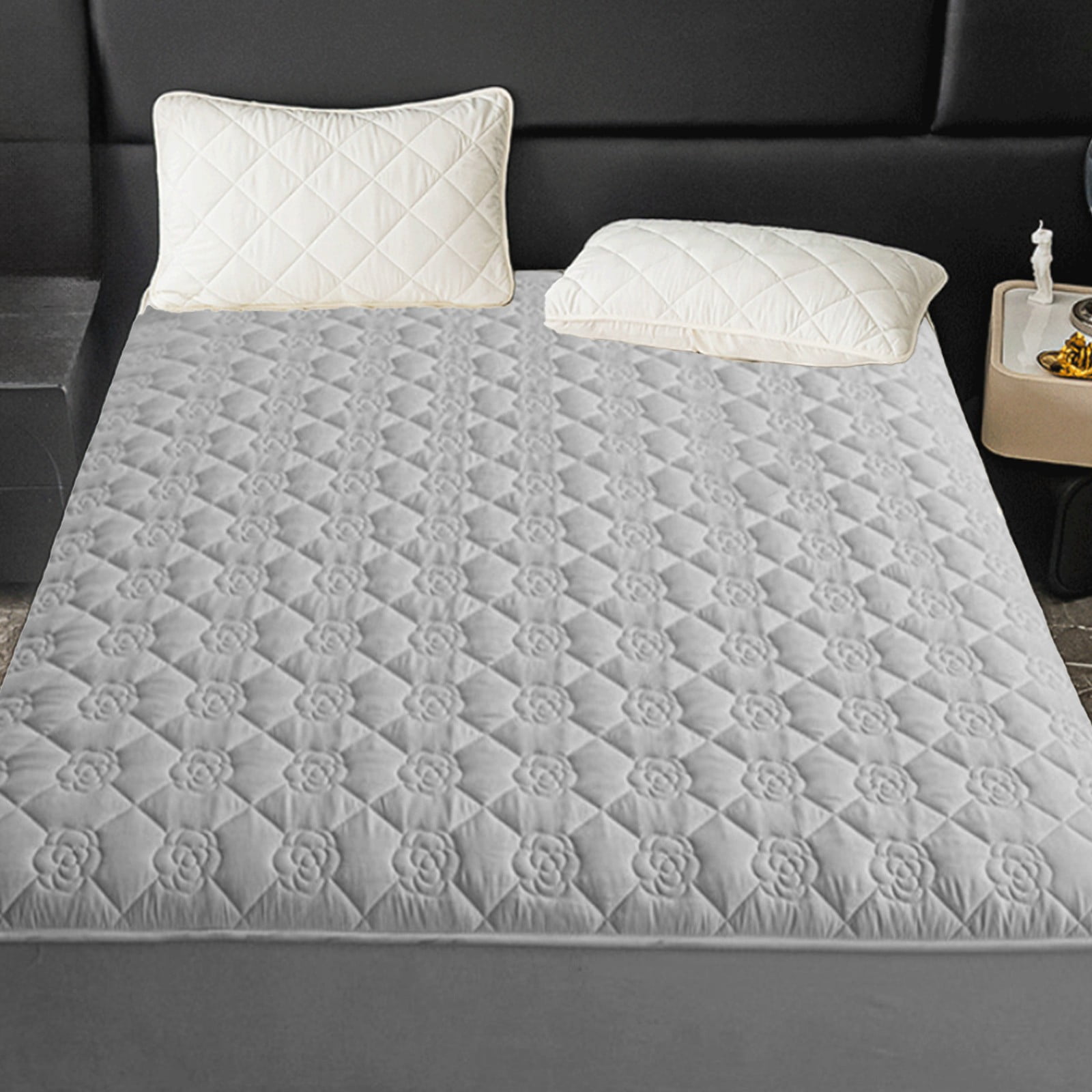 Tgbvmt Waterproof Fitted Sheet 78.7x59In Mattress Protective Cover Design Organizer For Anti Slip Fit Waterproof Stainproof Breathable Quiet Home Hotel Dorm Bedroom Bedding Decor Sheets
