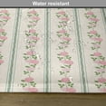thumbnail image 6 of Ambesonne Floral Place Mats Set of 4, Flower Roses Buds Swirls, Standard Size, Pale Pink Blue and Green, 6 of 6