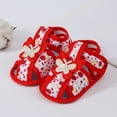thumbnail image 2 of LNMQLPDBS Baby Girl Shoes Infant Mary Jane Flats Soft Soles Slip-Resistant Bowknot Princess Wedding Dress Shoes Toddler Crib Shoes, 2 of 6
