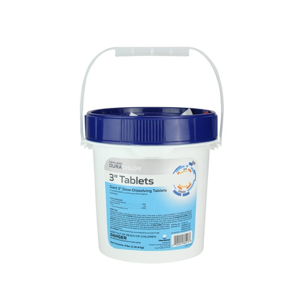 3" DuraChlor Giant Slow Dissolving Chlorine Tablets 4lbs Walmart