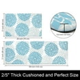 thumbnail image 4 of MeyJey Anti Fatigue Kitchen Rugs and Mats, 2 PCS Non-Slip Waterproof Runner Rug and Mat Set, Aqua Blue, 4 of 10
