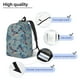 thumbnail image 3 of Easygdp Underwater Animals and Flowers Mochila de Lona Resistente para Laptop, Compatible con Laptops de 15 a 17 pulgadas, Ideal para Escuela, Trabajo y Viajes-Medium, 3 of 5