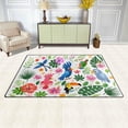 thumbnail image 3 of Dreamtimes Lightweight Soft Area Rugs 60 x 39 inch (5'x 3'3"), Tropical Jungle Party Floor Mat for Kids Playing Room Hardwood Floor Living Room Nursery Rugs, 3 of 6