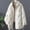 158#White, variant on Fashion Women Comfortable Casual Put Together Button Pocket Solid Color Long Sleeve Turndown Collar Hoodless Casual Outwear Tan Wool Coat Womens Flannel Shacket