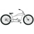 thumbnail image 2 of Micargi 26" Seattle Stretch Fat Tire Cruiser Chopper Bicycle Stainless Steel Spokes Single Speed Coaster Brake White Bike, 2 of 5