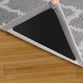thumbnail image 3 of Ledgebay Rug Pad Grippers for Area Rugs - Multi Pack Reusable, No Skid, Washable, Anti-Slip, Rug Pad Gripper for Hardwood Floors and Tile with Double-Sided, Self Adhesive to Keep Area Rugs Flat (16), 3 of 8
