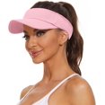 thumbnail image 1 of Womens Visor Hats for Women Adjustable Beach Sun Visors for Women Sports Outdoor Unisex Golf Tennis Visor for Men, 1 of 5