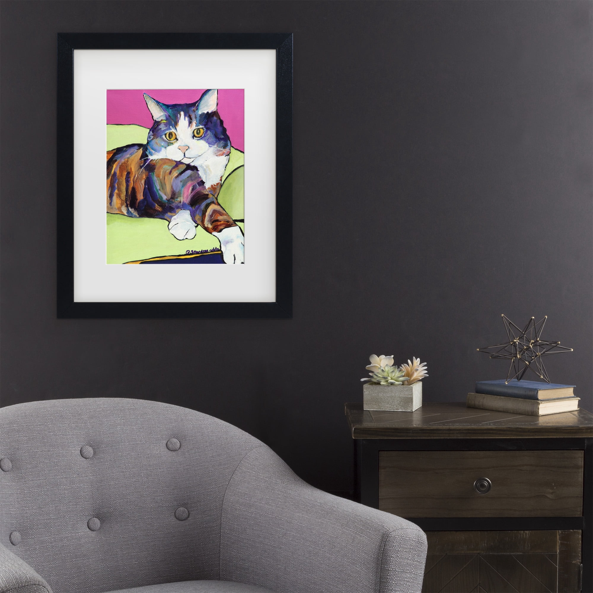 Trademark Fine Art 'Ursula' Canvas Art by Pat Saunders-White