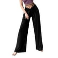 thumbnail image 3 of Liacowi Women Long Sweatpants Yoga Pants High Waist Wide Leg Loose Lounge Palazzo Pants Drawstring Casual Work Beach Sport Pants for Juniors, 3 of 4